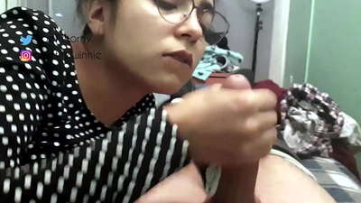 Handunnið með frágang í höndunum - mikið af mjólk